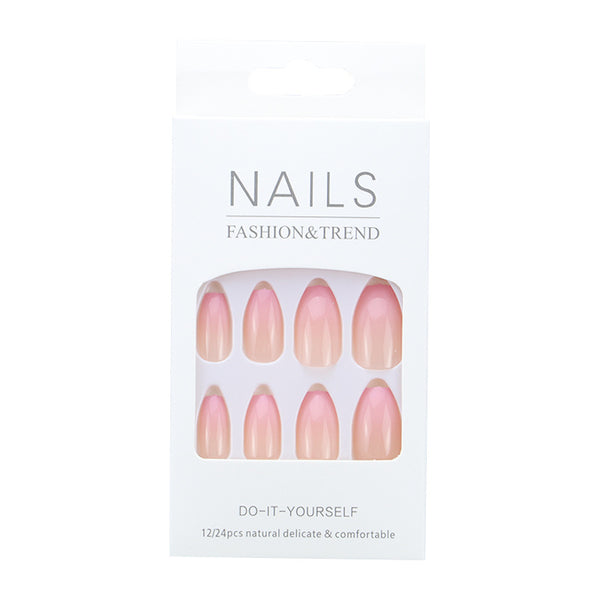 Nude Pink Gradient - Press On Artificial Finger Nails