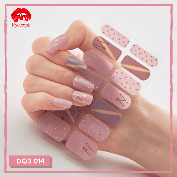 Mix Pink - Full Nail Polish Wrap/Sticker